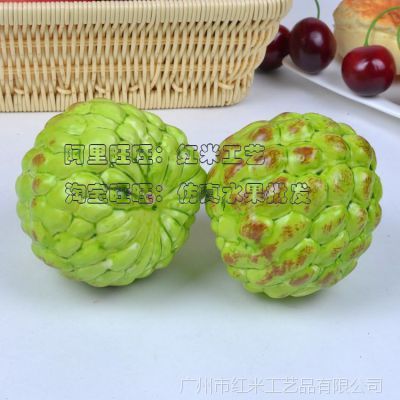 工厂直销 批发订做 高仿真水果 假蔬菜模型 泡沫轻型 仿真番荔枝